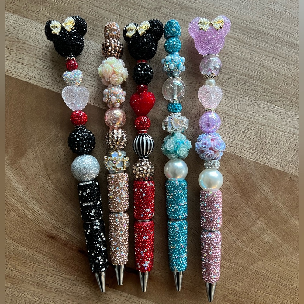 Colorful beaded custom handmade pens 🖊️ 📝